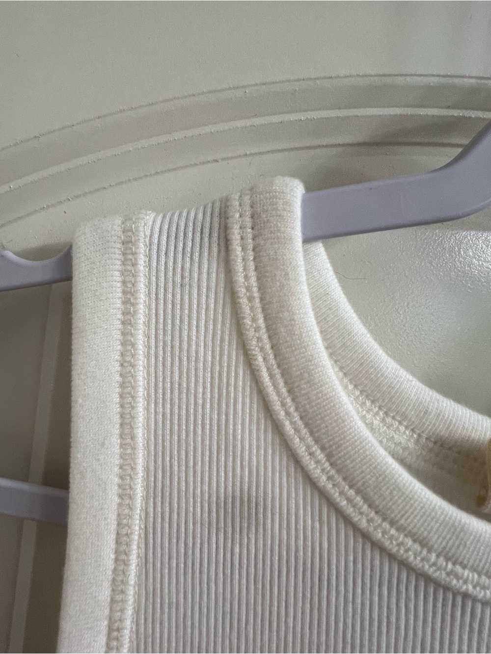 Universal Thread Cream Ribbed Sleeveless Maxi Dress - Picture 3 of 4